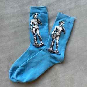 Fun socks Michelangelo’s David